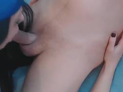 skinny darkhaired rectal drilled