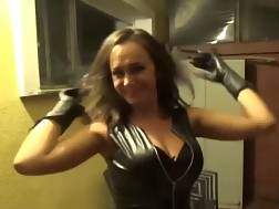 blowjob leather gloves