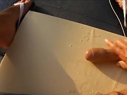 small teen squirt outdoor