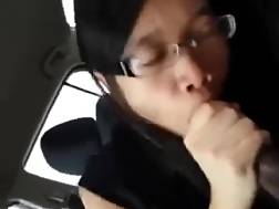 young oriental blowing penis