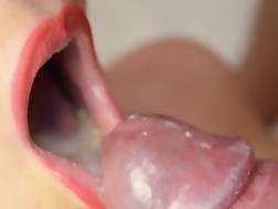 jizz throat close part