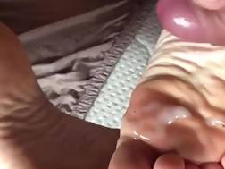 drilling vagina cum feet