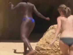 threesome interracial drill beach