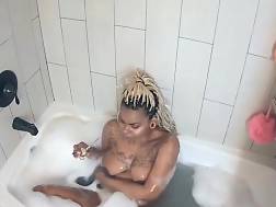 penetrating thick ebony bathtub