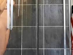 spying wifey shower