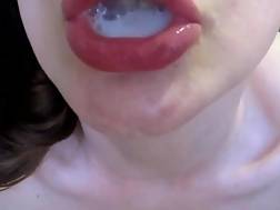 sucked swallowed mouthful jizz