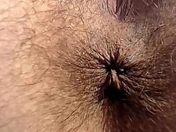 hairy backside rectal play