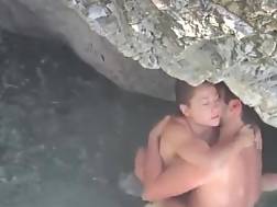 young couple caught drilling