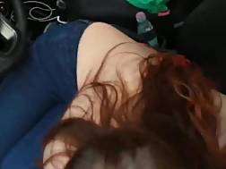 redhaired teenager sucking cock