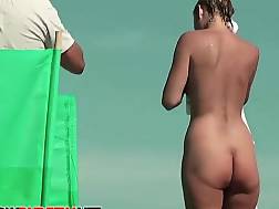 slim nudist beach voyeur
