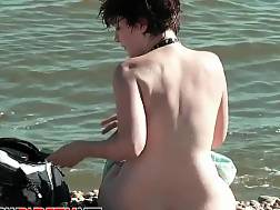 slim nudist beach voyeur