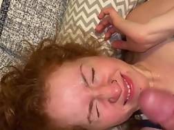 banging redheaded wife nutting