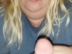 blonde fat pov