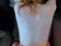 blond girl homemade pov