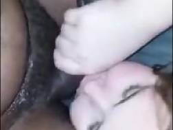 pale blowing black penis