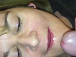 wife dress smoking blowjob