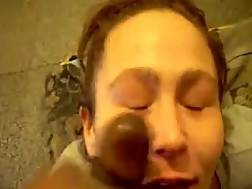 prick white black cum
