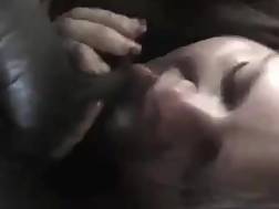 wife swallowing huge black