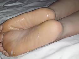 jizzing girlfriends feet num14