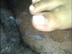 banging ebony nuts feet