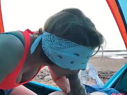 blindfolded bj beach
