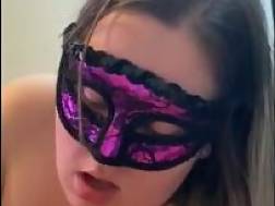 masked chubby girlie blows