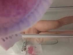 hidden cam shower thick