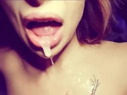 oral creampie deep mouth