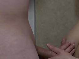 bathroom titty fuck