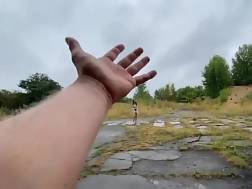 lighthaired outdoors dicked