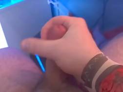 cumshot masturbating