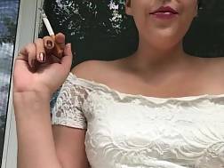 teenager big boobs smoking