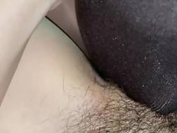 licked unshaved cunt closeup