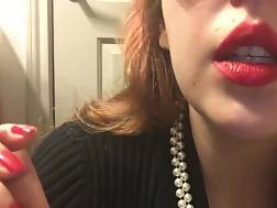 redhaired teen goddess smoking