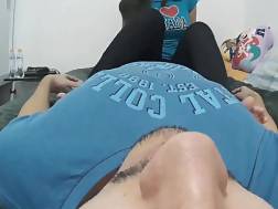 feet face handjob