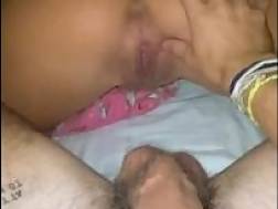 cowgirl riding penis creampie