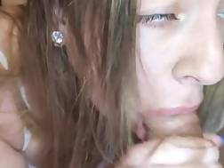 blackhaired blows jizz mouth