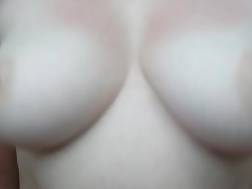 blonde plays boobs nipples