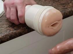 penis drilling fleshlight white