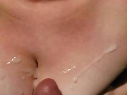penetrating shaved vagina nutting