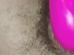 hairy vagina masturbating vibro