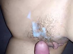 cum unshaved pussy