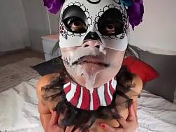 anal halloween party facial