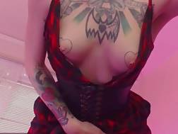 punk camgirl blow job