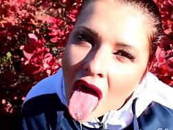 bj outdoors oral creampie