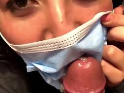 sperm blowjob mask