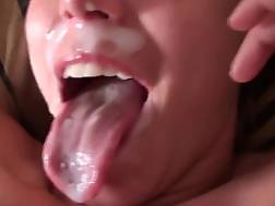 cumshot facial face covered