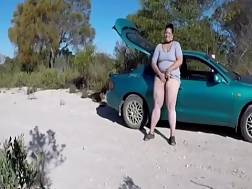 masturbating car