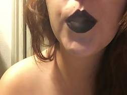 goth brunette teenager smoking