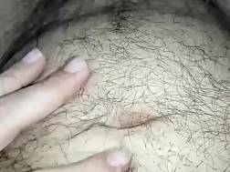 curvy hairy belly button